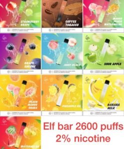 Elf Bar 2600 Puffs 20mg Disposable In UAE