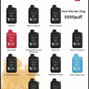 MYLE META BOX 5000 PUFFS DISPOSABLE Vape UAE