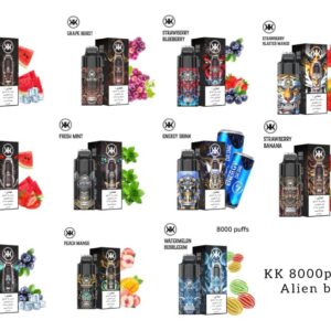 KK Energy 8000 Puffs Alien Box Disposable Vape