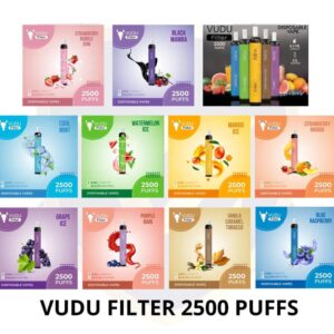 VUDU Filter 2500 Puffs Disposable Vape In UAE