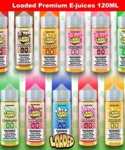 LOADED 120ML E-LIQUID ALL FLAVORS 3MG
