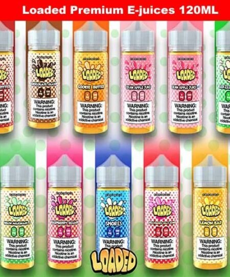 LOADED 120ML E-LIQUID ALL FLAVORS 3MG