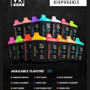 BLVK Bar 20000 Puffs 50mg Nicotine Disposable Vape in Dubai