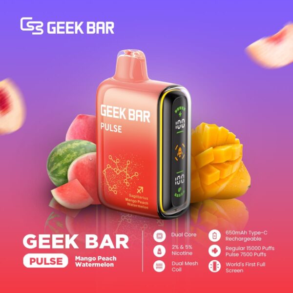 GEEK BAR PULSE X 50MG NICOTINE 25000 Puffs Disposable Vape in Dubai