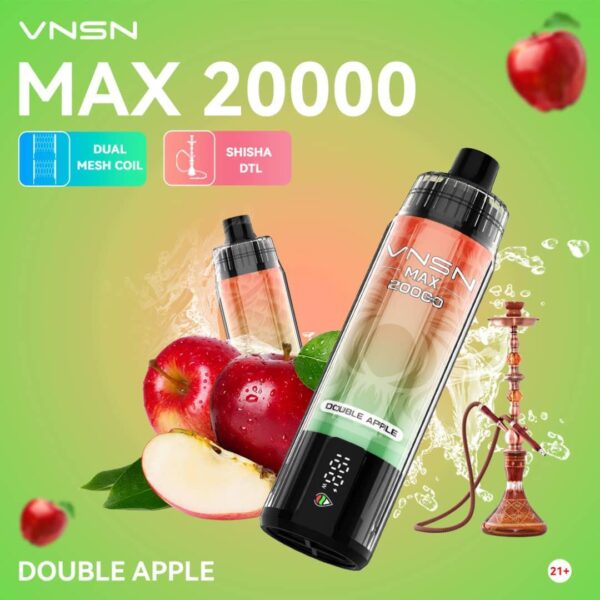 VNSN Max Shisha 20000 Puffs 50MG Disposable Vape in Dubai