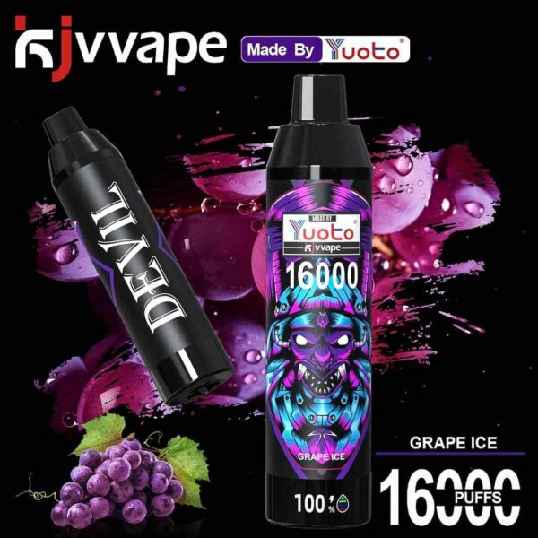 YUOTO KJV 16000 Puffs 5% Nicotine Disposable Vape in Dubai