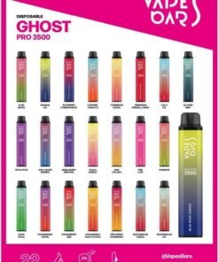 VAPES BARS Ghost Pro 3500 Puffs (0%) Zero Nicotine Disposable Vape in Dubai