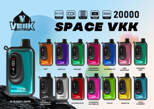 VEIIK Space VKK 20000 Puffs Disposable Vape in Dubai