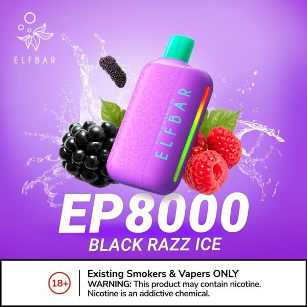 ELF BAR EP8000 Puffs 20MG Nicotine Disposable Vape in Dubai