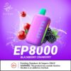 ELF BAR EP8000 Puffs 20MG Nicotine Disposable Vape in Dubai