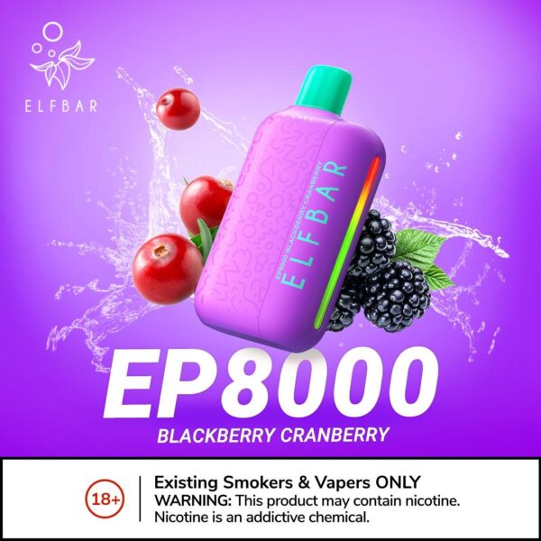 ELF BAR EP8000 Puffs 20MG Nicotine Disposable Vape in Dubai