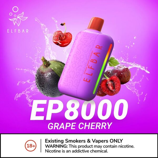 ELF BAR EP8000 Puffs 20MG Nicotine Disposable Vape in Dubai