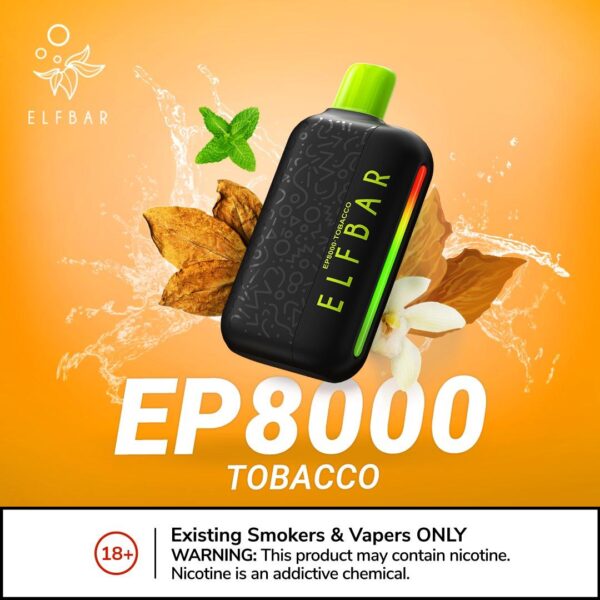 ELF BAR EP8000 Puffs 20MG Nicotine Disposable Vape in Dubai