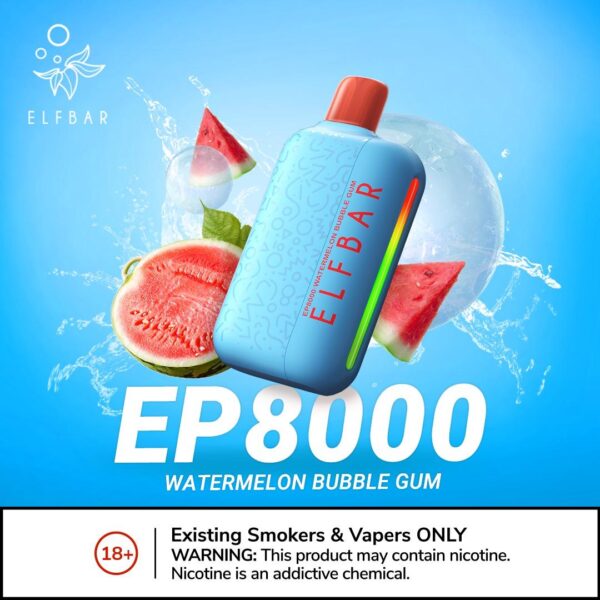 ELF BAR EP8000 Puffs 20MG Nicotine Disposable Vape in Dubai