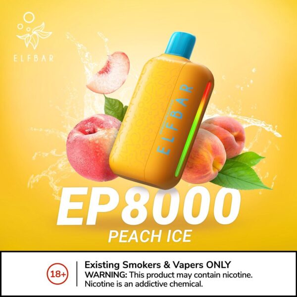 ELF BAR EP8000 Puffs 20MG Nicotine Disposable Vape in Dubai