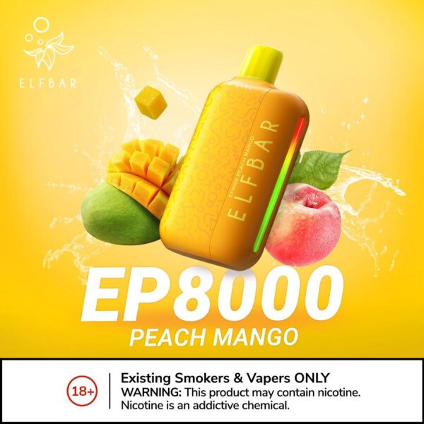 ELF BAR EP8000 Puffs 20MG Nicotine Disposable Vape in Dubai