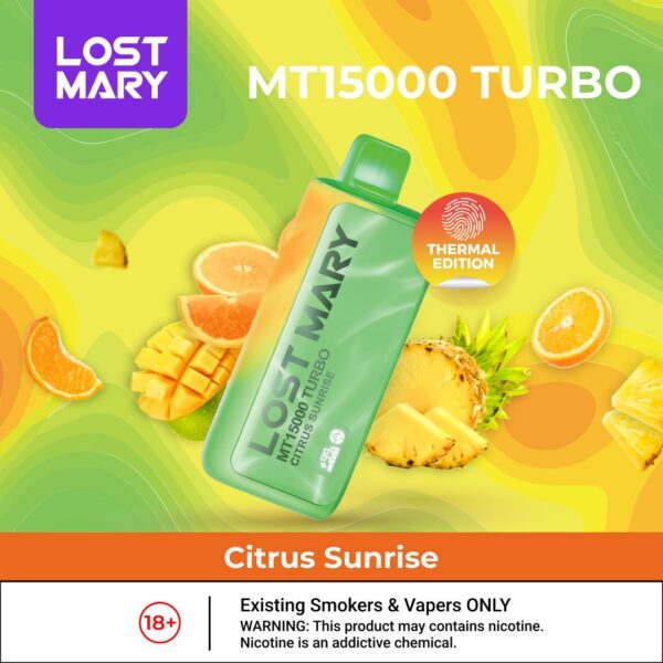 LOST MARY MT15000 TURBO 5% Disposable Vape in Dubai