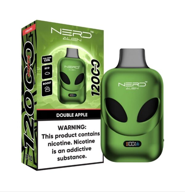 NERD Alien 12000 Puffs 20MG Disposable Vape in UAE