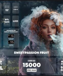 AL FAKHER Crown bar 15000 Puffs 5MG Rechargeable Disposable Vape in Dubai