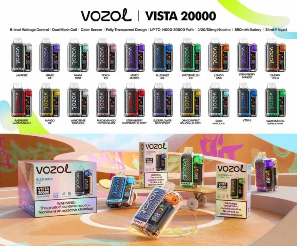 VOZOL Vista 20000 Puffs Disposable Vape in Dubai