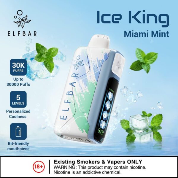 ELF BAR Ice King 30000 Puffs Disposable Vape in UAE, Dubai