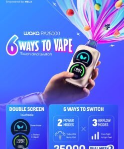 Waka PA25000 Puffs Disposable Vape 50mg/5% in Dubai UAE
