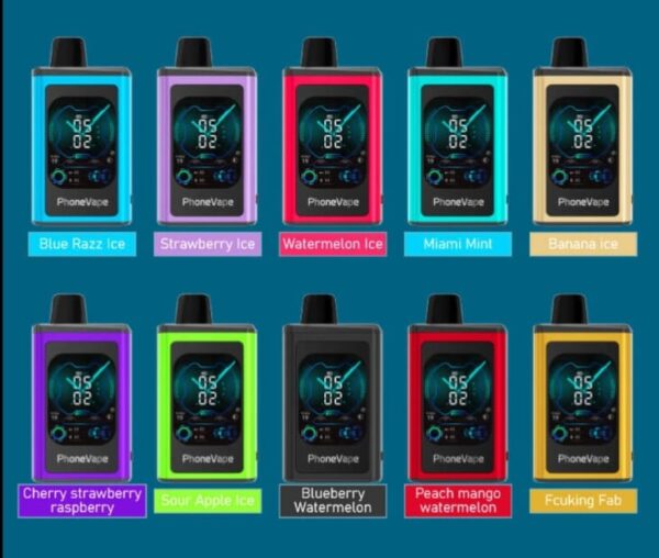 JNR Phone Vape 30000 30K Puffs Latest Smart Disposable Vape