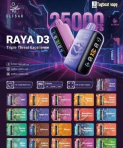 ELF BAR Raya D3 25000 Puffs 50MG Disposable Vape in UAE