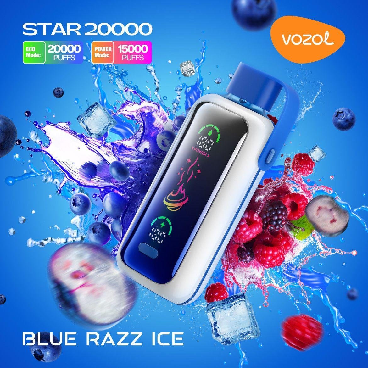 Vozol Star 20000 Puffs 5% Nicotine Disposable Vape.
