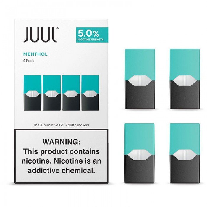 Juul Pods Menthol 5% 4pc/pack in UAE