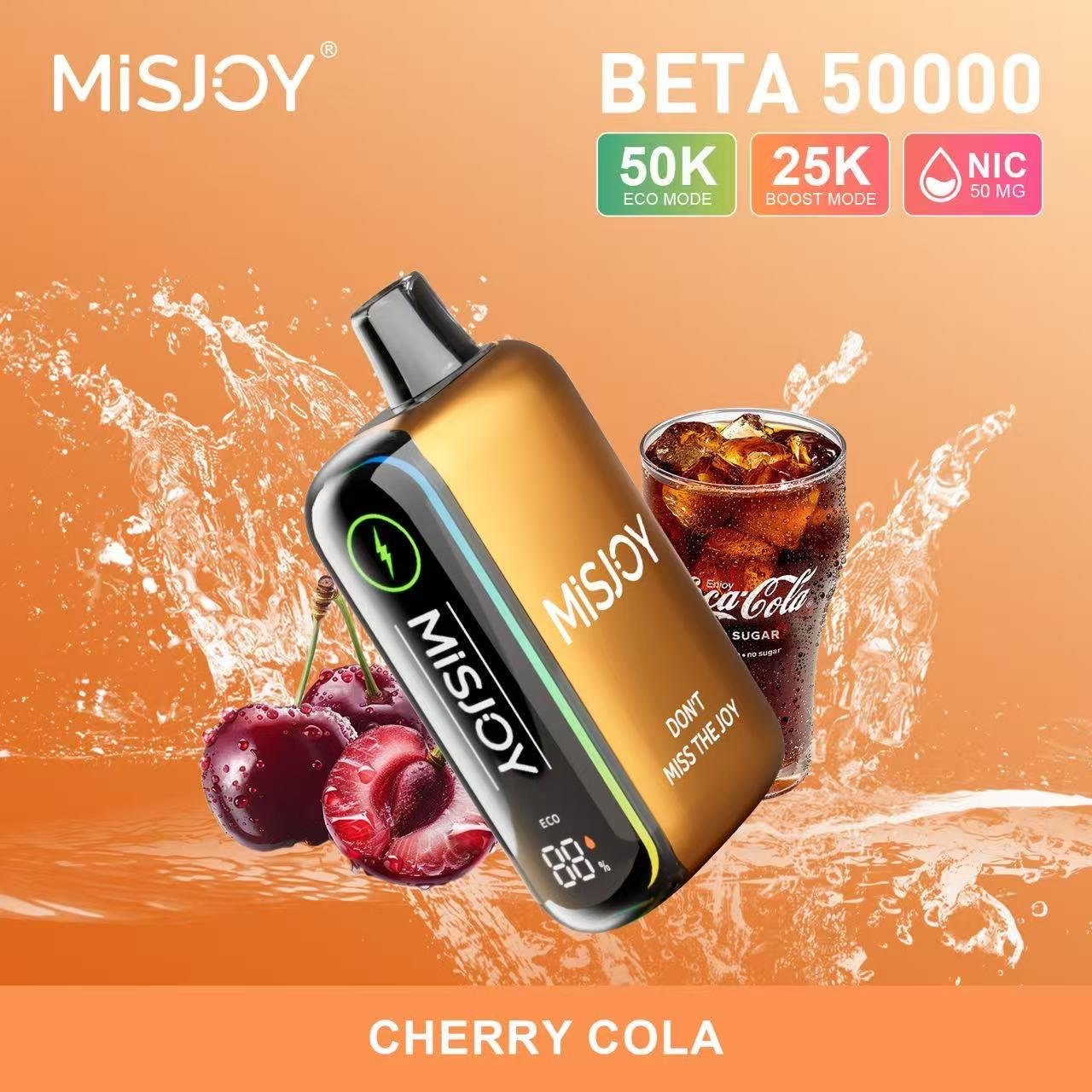 MISJOY Beta 50000 Puffs Disposable Vape 50mg in the UAE