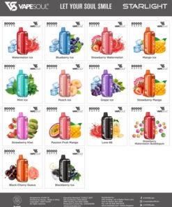 VapeSoul Starlight 80000 Puffs 20mg Disposable Vape in Dubai